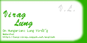 virag lung business card